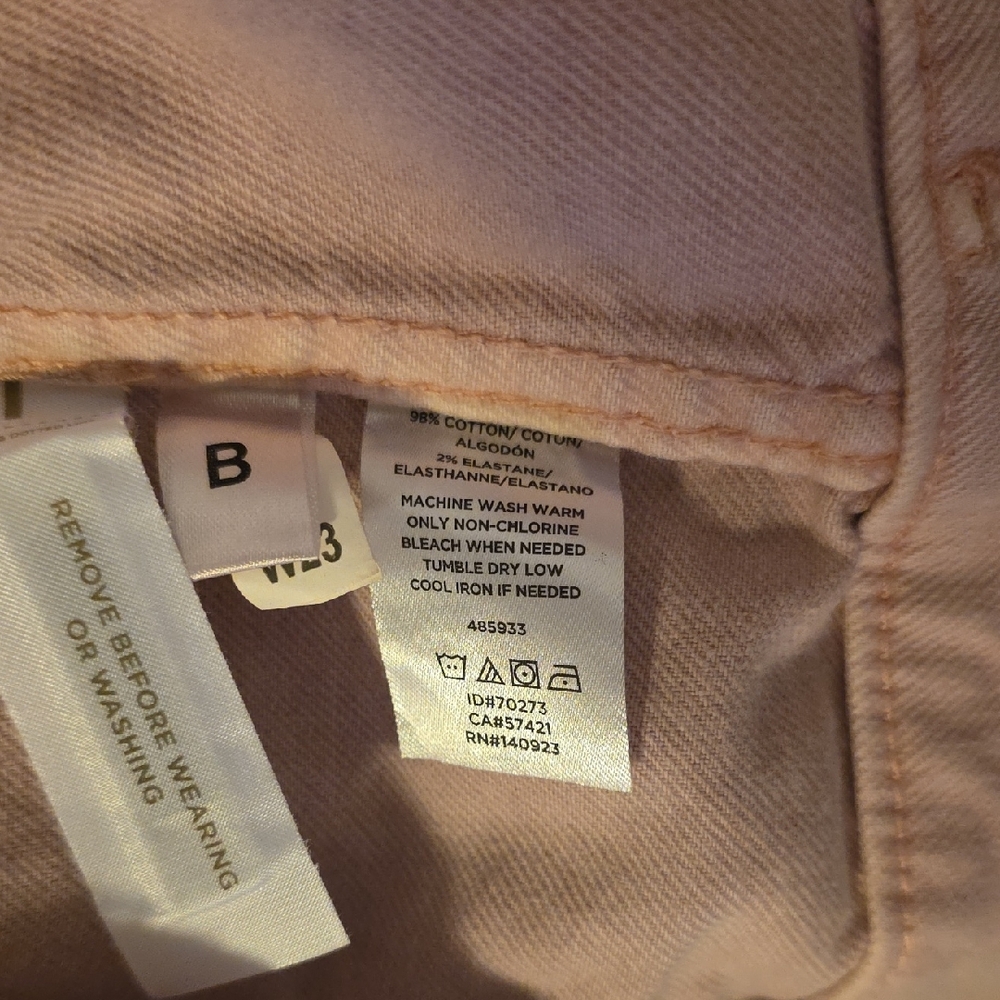 LOFT Light Pink Denim Jacket - Picture 5 of 6